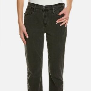 FRAME Denim Jeans Le High Straight Size 27 sample NWOT black gray distressed